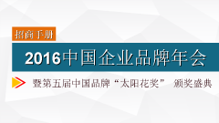 投資盛會(huì)——看2016中國品牌年會(huì)頒獎(jiǎng)盛典投資機(jī)遇